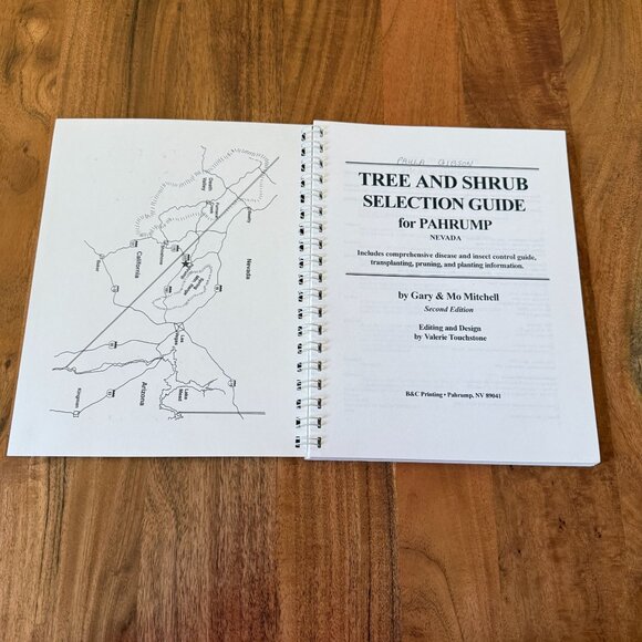 Tree Shrub Selection Guide Pahrump NV Gary Mo Mitchell 1995 2nd Ed Rare - Picture 4 of 6